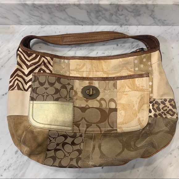 Coach Handbags - COACH Patchwork Purse (Large)